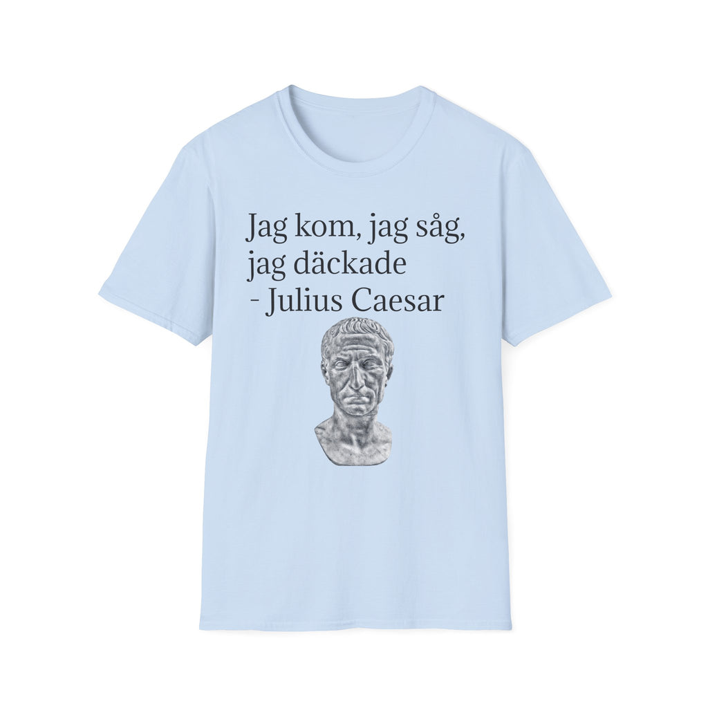 JAG KOM, JAG SÅG, JAG DÄCKADE T-shirt