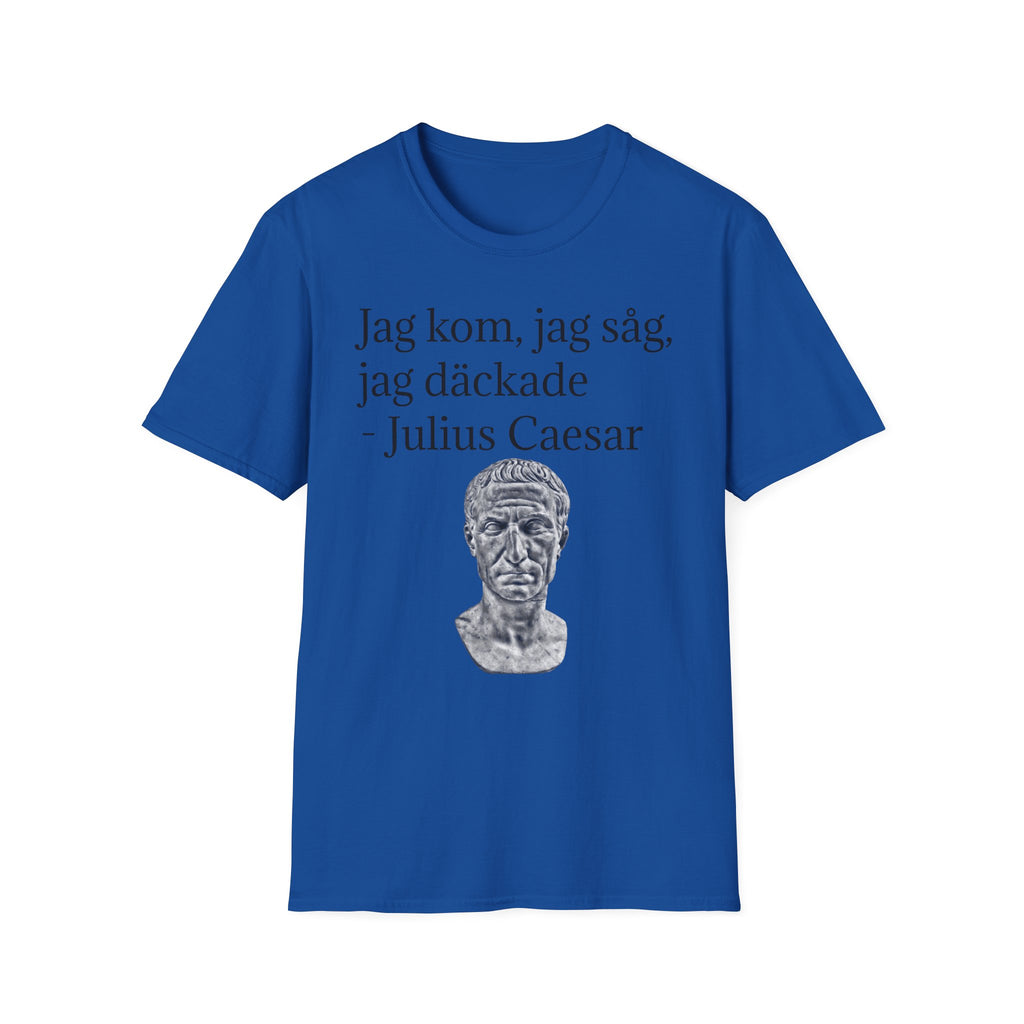 JAG KOM, JAG SÅG, JAG DÄCKADE T-shirt