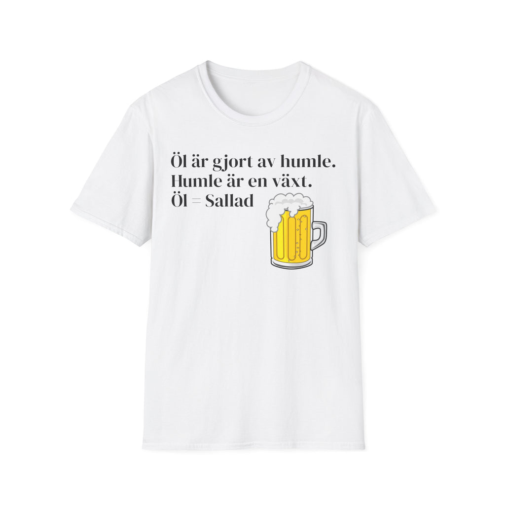 Öl är gjort av humle. - T-shirt